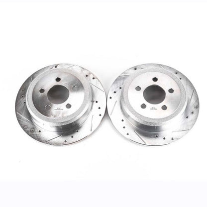 Power Stop 07-11 Dodge Nitro Rear Evolution Drilled & Slotted Rotors - Pair PowerStop