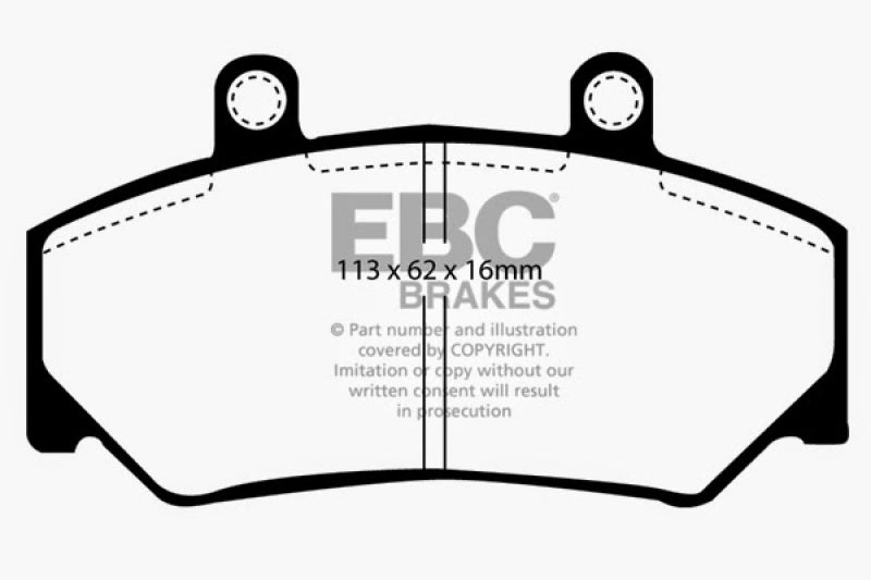 EBC YellowStuff Front Brake Pads - DP4800R