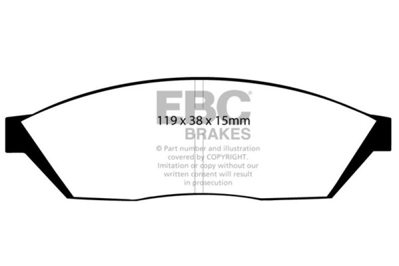 EBC GreenStuff Front Brake Pads - DP2374