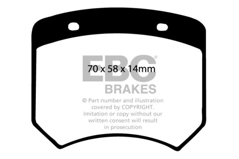 EBC RedStuff Rear Brake Pads - DP3102C EBC