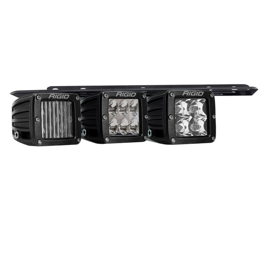 RIGID Industries D-Series Triple Fog Light Kit for 2021+ Raptor - 46738