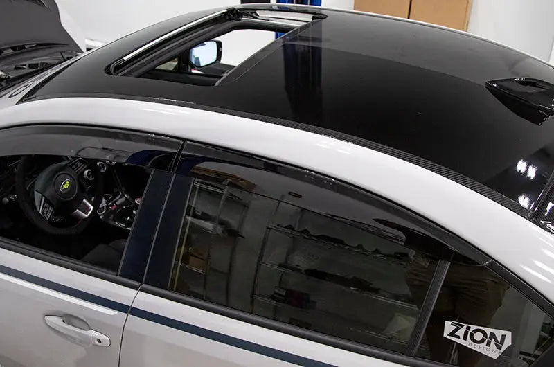 OLM LE Dry Carbon Rain Channel Guard Trim - 2015-2021 Subaru WRX / STI