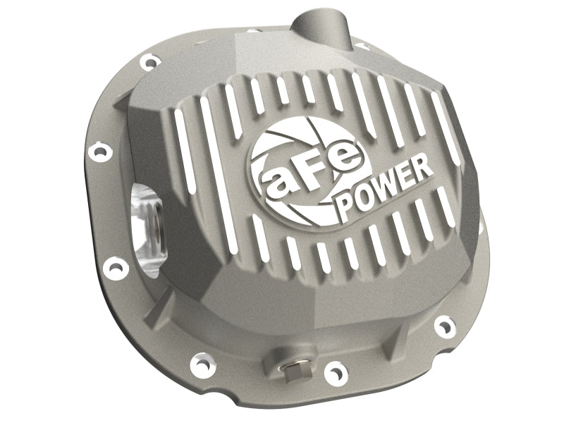 aFe Street Series Rear Differential Cover Raw w/ Machined Fins - 46-71410A