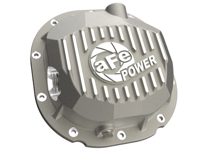 aFe Street Series Rear Differential Cover Raw w/ Machined Fins - 46-71410A