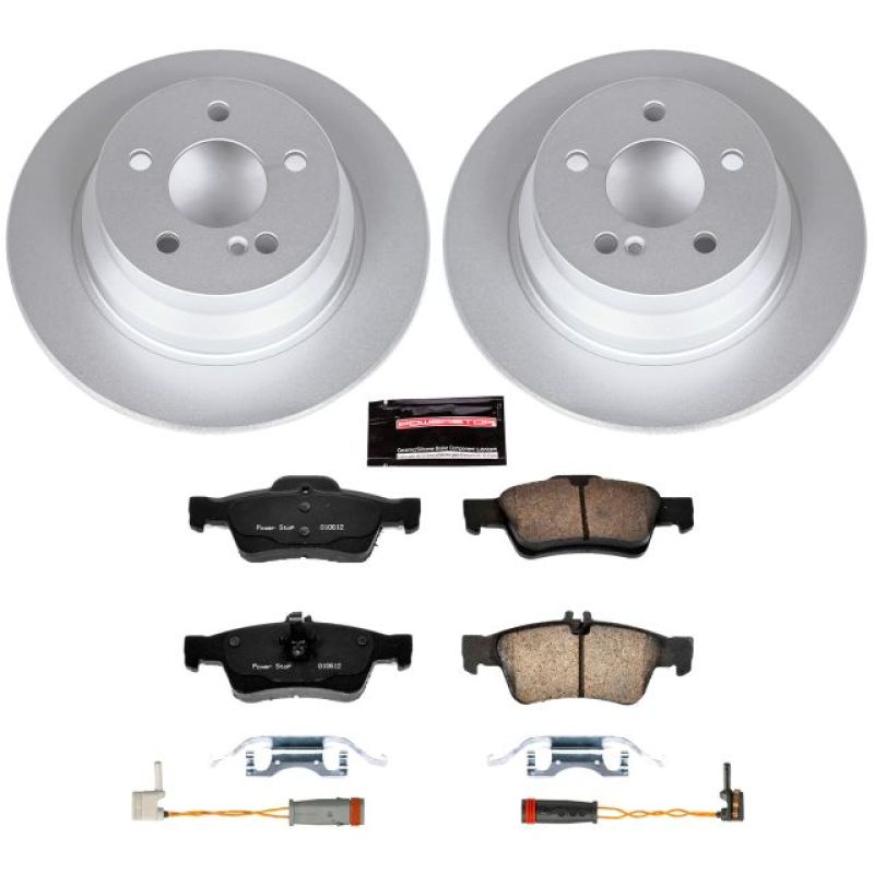 Power Stop 2006 Mercedes-Benz E350 Rear Z23 Evolution Sport Coated Brake Kit PowerStop