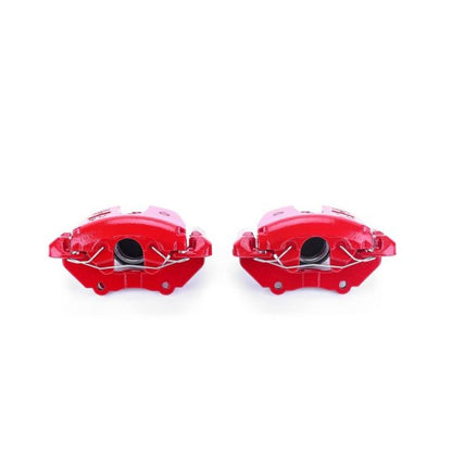 Power Stop 08-09 Mazda 3 Front Red Calipers w/Brackets - Pair PowerStop