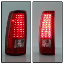 Load image into Gallery viewer, Xtune Chevy Silverado 1500/2500/3500 03-06 LED Tail Lights Red Clear ALT-ON-CS03-LED-RC SPYDER