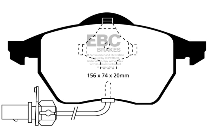 EBC Ultimax2 Front Brake Pads - UD5551 EBC