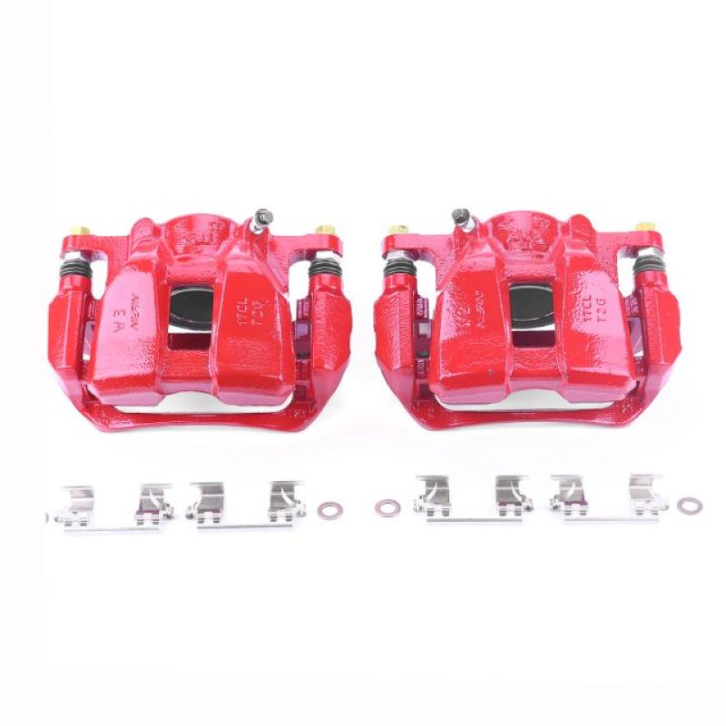 Power Stop 13-18 Honda Accord Front Red Calipers w/Brackets - Pair PowerStop
