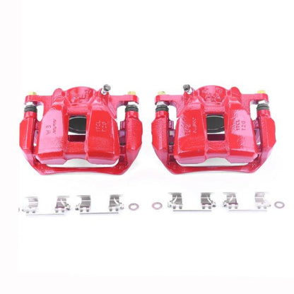 Power Stop 13-18 Honda Accord Front Red Calipers w/Brackets - Pair PowerStop