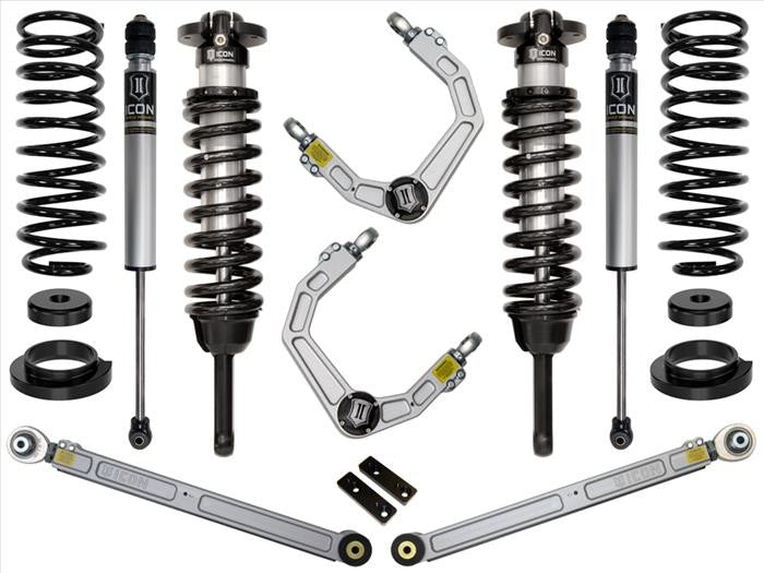 ICON 03-09 Lexus GX470 0-3.5in Stage 3 Suspension System w/ Billet UCA