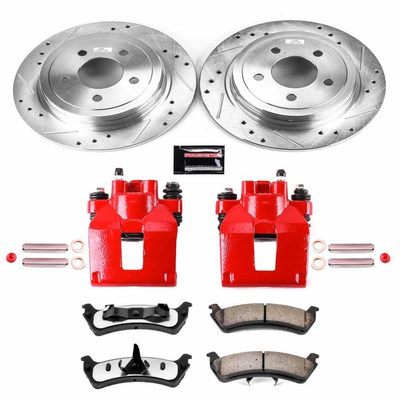Power Stop 2003 Ford Explorer Sport Rear Z36 Truck & Tow Brake Kit w/Calipers PowerStop
