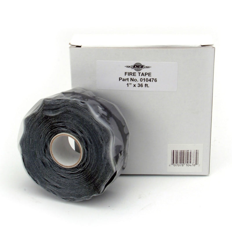 DEI Fire Tape 1in x 36ft Roll - Self Vulcanizing Tape - Black DEI
