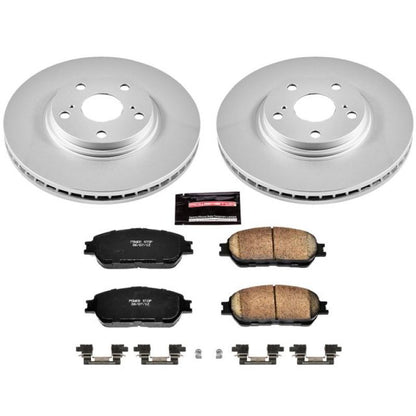 Power Stop 04-06 Lexus ES330 Front Z17 Evolution Geomet Coated Brake Kit PowerStop