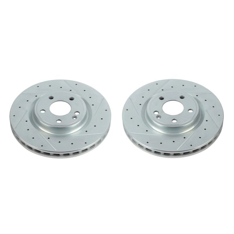 Power Stop 17-19 Infiniti QX30 Front & Rear Z17 Evolution Geomet Coated Brake Kit
