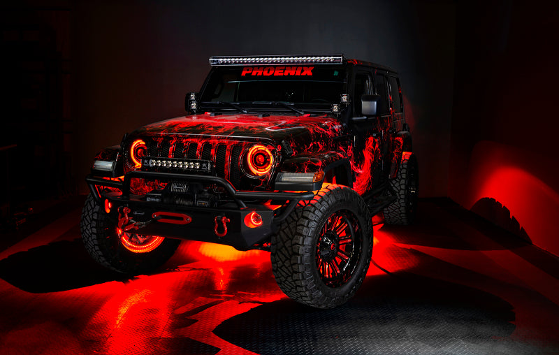 Oracle Jeep Wrangler JK/JL/JT High Performance W LED Fog Lights - ColorSHIFT w/o Controller ORACLE Lighting