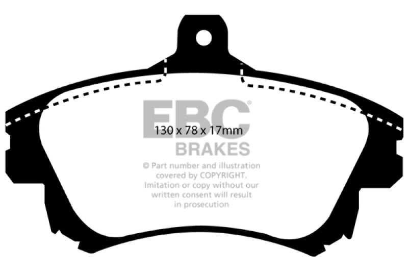 EBC YellowStuff Front Brake Pads - DP41139R EBC