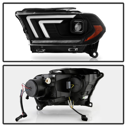 Spyder Dodge Durango 11-13 Halogen Model Only Projector Headlights - Black PRO-YD-DDU11SI-BK SPYDER