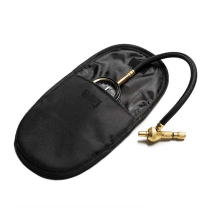 Method Brass Air Deflator Gauge 0-60 PSI - Black