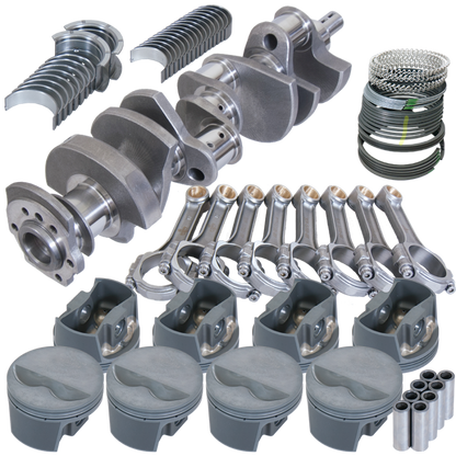 Eagle Chevy 350 3.480in Crank 6.000in I-Beam Rods -5cc Flat Top 4.040in Pistons Rotating Assembly