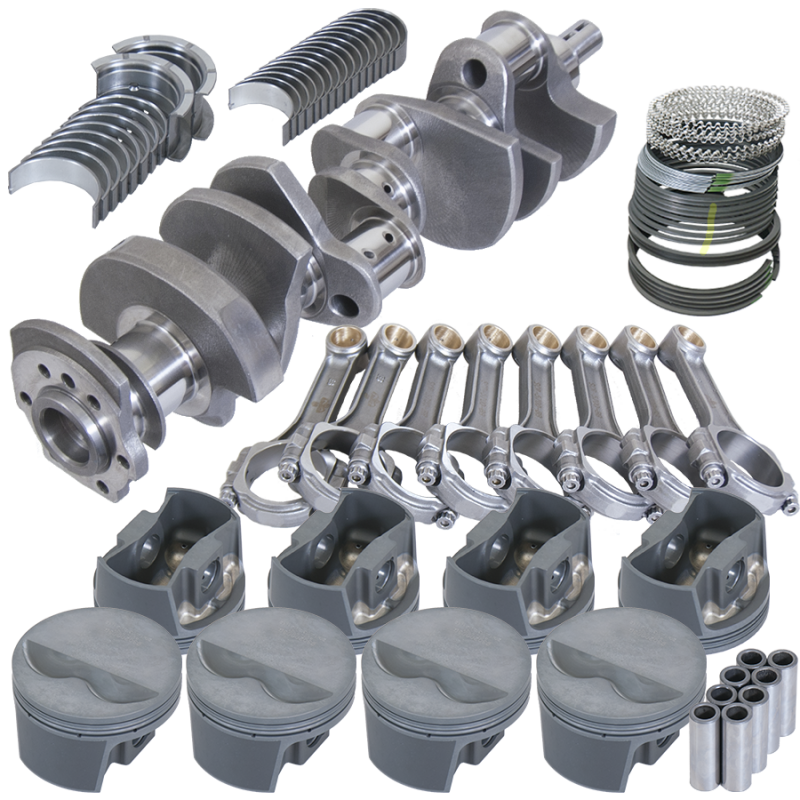 Eagle Chevy LT1350 1Pc 3.480in Crank 5.700in I-Beam Rods -5cc 4.030in Pistons Rotating Assembly