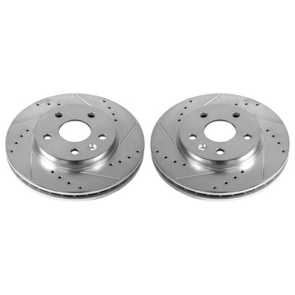 Power Stop 11-16 Buick LaCrosse Front Evolution Drilled & Slotted Rotors - Pair PowerStop