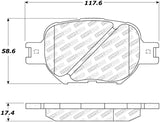 StopTech Street Disc Brake Pads - 305.08170