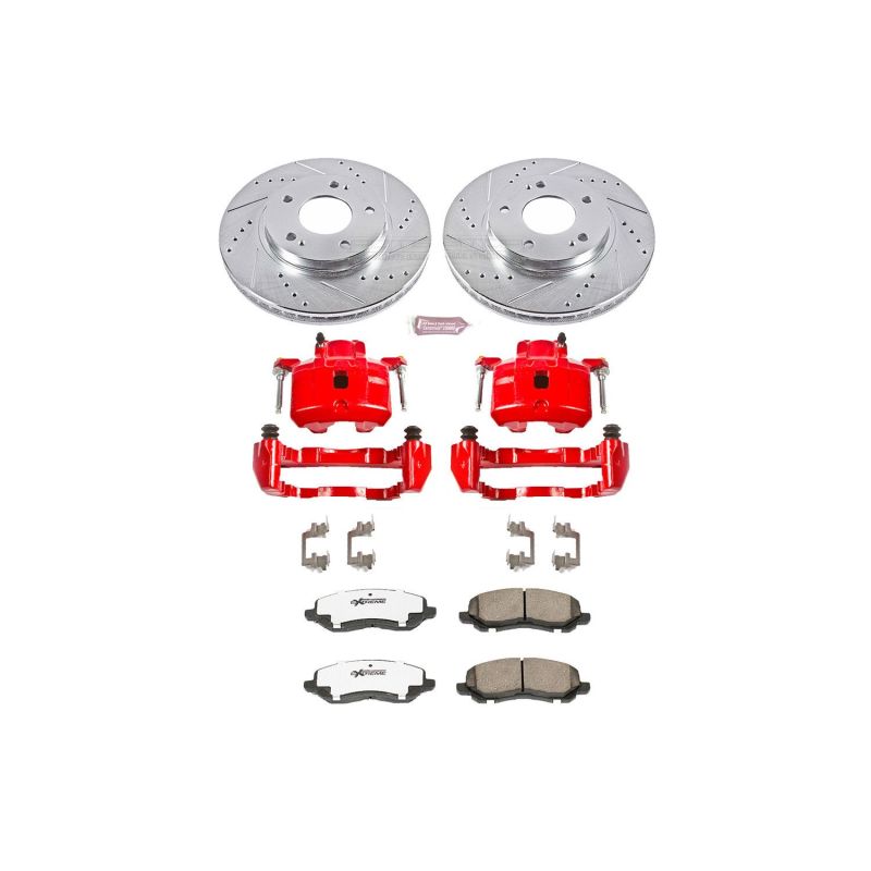 Power Stop 01-02 Chrysler Sebring Front Z26 Street Warrior Brake Kit w/Calipers PowerStop