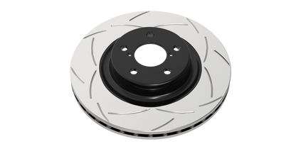 DBA 98-06 Toyota 70 Landcruiser (Feverse Mount) 4X4 Survival T2 Slotted Front Brake Rotor