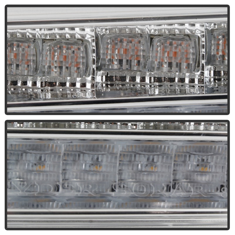 Spyder Jeep Wrangler 2018-2019 (LED Model Only) LED Front Bumper Lights - Sequential Signal - Chrome SPYDER