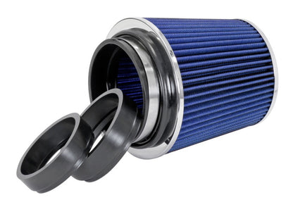 Spectre Adjustable Conical Air Filter 5-1/2in. Tall (Fits 3in. / 3-1/2in. / 4in. Tubes) - Blue Spectre