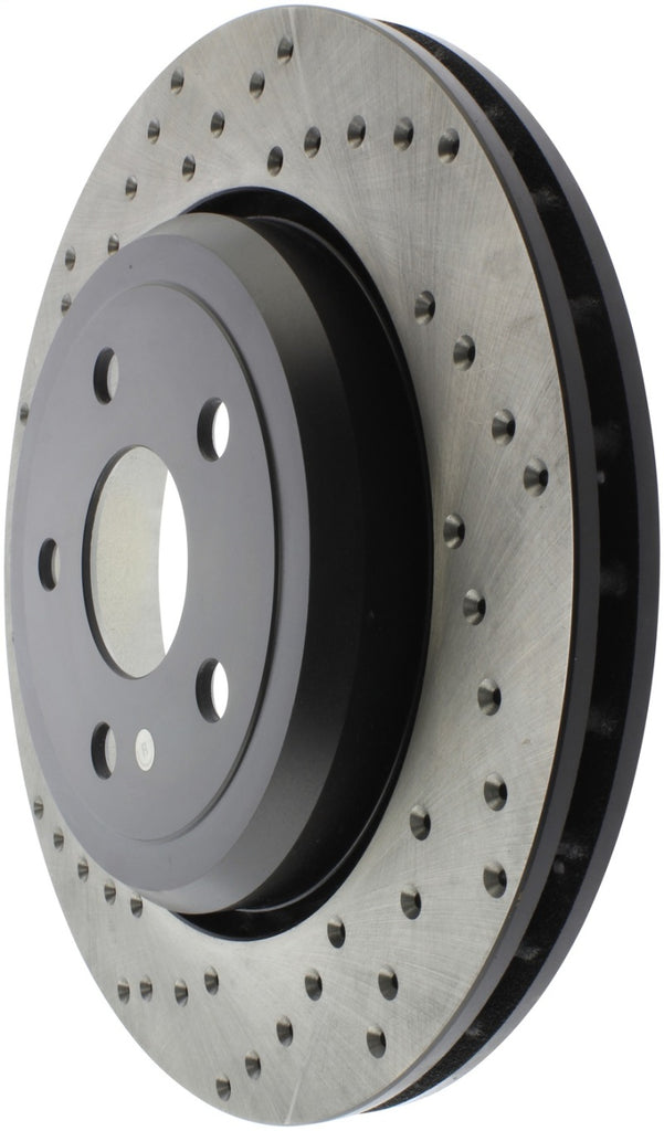 StopTech Sport Cross Drilled Brake Rotor - Front Left