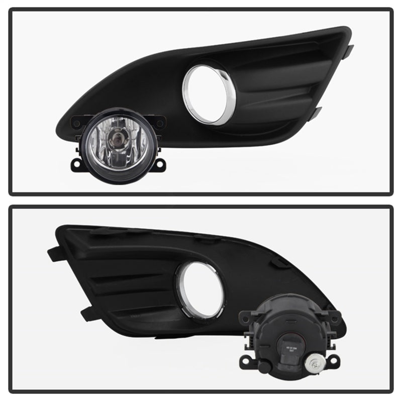 Spyder Ford C-Max 2013-2015 OEM Fog Light W/Universal Switch- Clear FL-FCMAX2013-C SPYDER