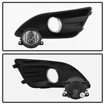 Spyder Ford C-Max 2013-2015 OEM Fog Light W/Universal Switch- Clear FL-FCMAX2013-C SPYDER