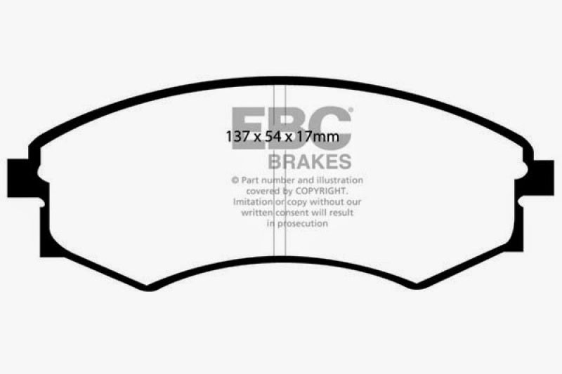 EBC YellowStuff Front Brake Pads - DP41358R