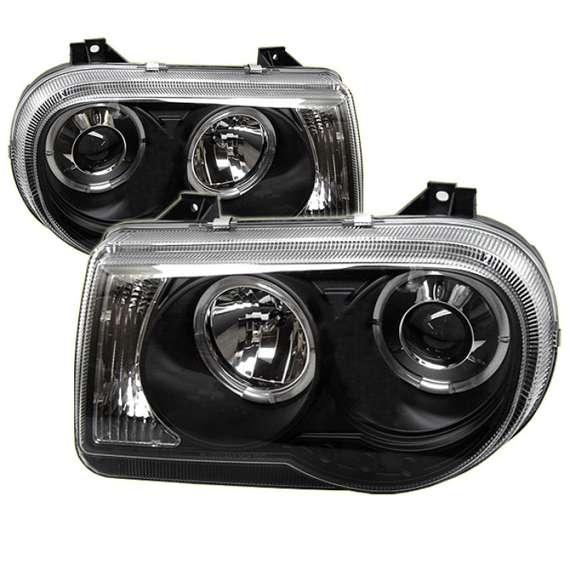 Spyder Chrysler 300C 05-10 Projector Headlights LED Halo LED Blk (Not Included) PRO-YD-C300C-HL-BK SPYDER