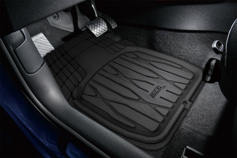 3D MAXpider 2099L-09-FR4 777-1 Universal Kagu Black Mat 4pcs (Size: L Front L 28in x W 21in Rear L 20in x 21in)