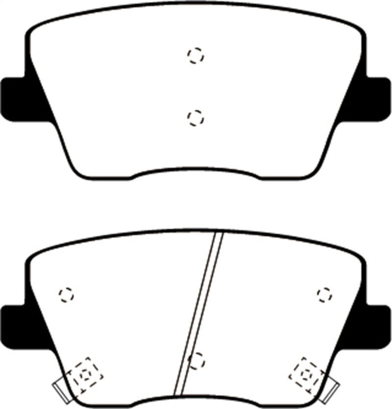 EBC Ultimax Rear Brake Pads - UD2212