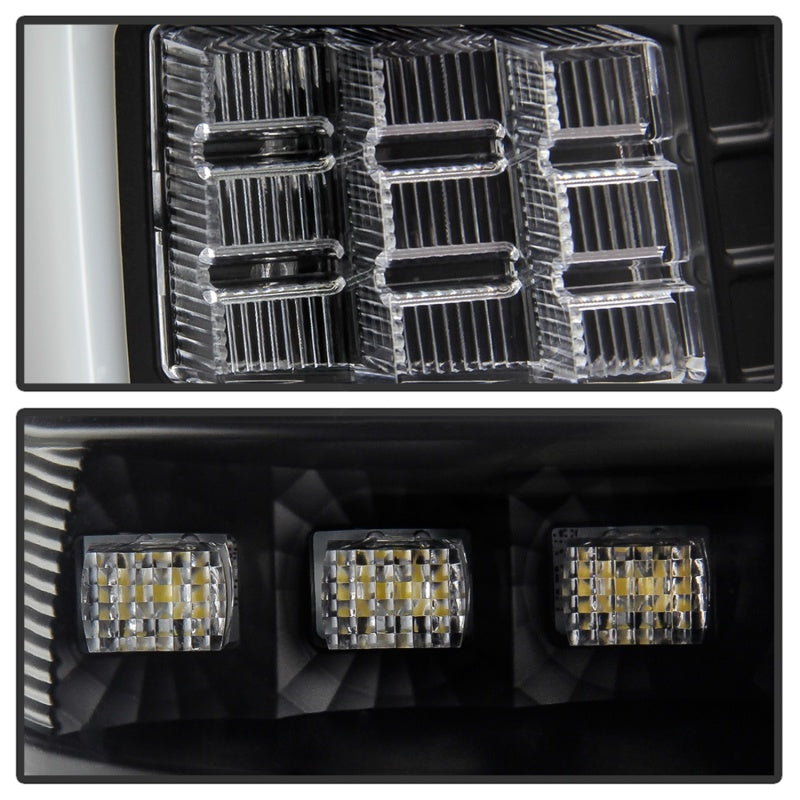 Spyder 99-04 Jeep Grand Cherokee - Light Bar Led Tail Lights - Black - ALT-YD-JGC99V3-BK SPYDER