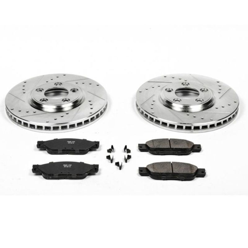 Power Stop 03-04 Jaguar S-Type Front Z23 Evolution Sport Brake Kit PowerStop