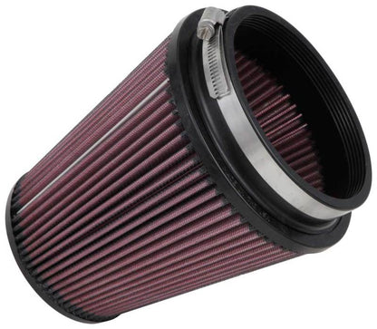 K&N Filter Universal Rubber Filter 5 inch Flange 6 1/2 inch Base 4 3/8 inch Top 7 inch Height K&N Engineering