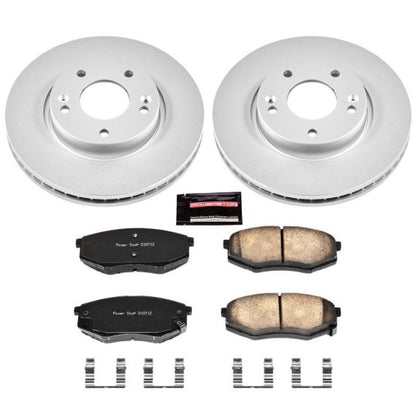 Power Stop 10-12 Hyundai Tucson Front Z17 Evolution Geomet Coated Brake Kit PowerStop