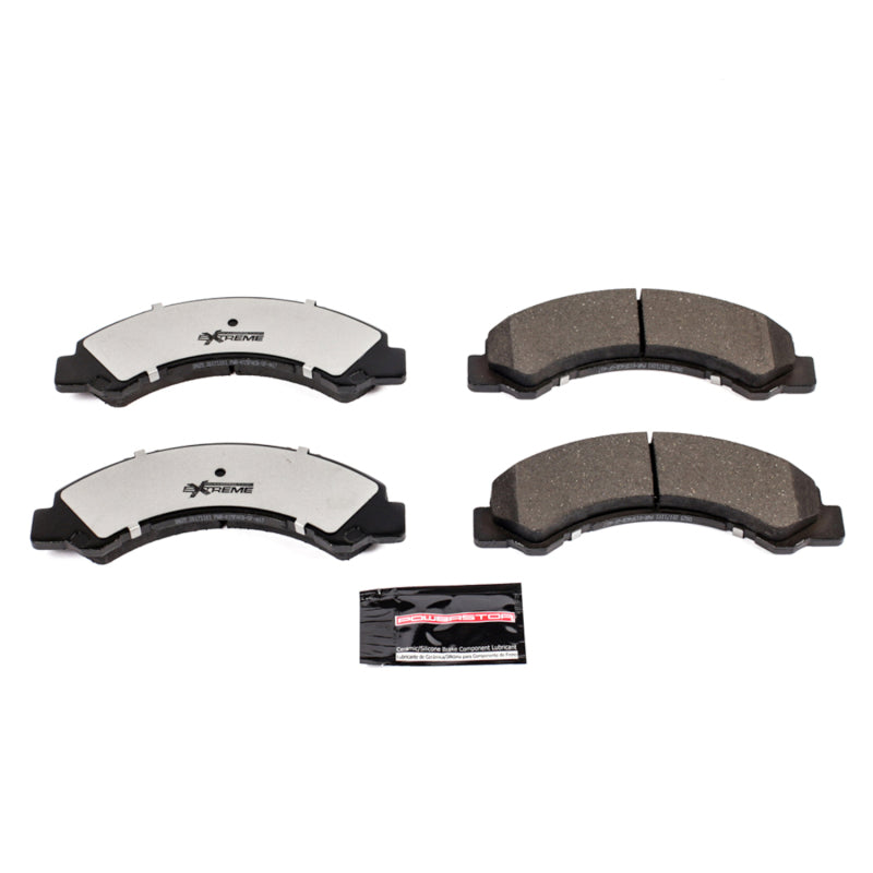 Power Stop 17-18 Chevrolet LCF 4500HD Front Z36 Truck & Tow Brake Pads w/Hardware PowerStop