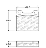 StopTech Premium Ceramic Rear Brake Pads - 308.00310