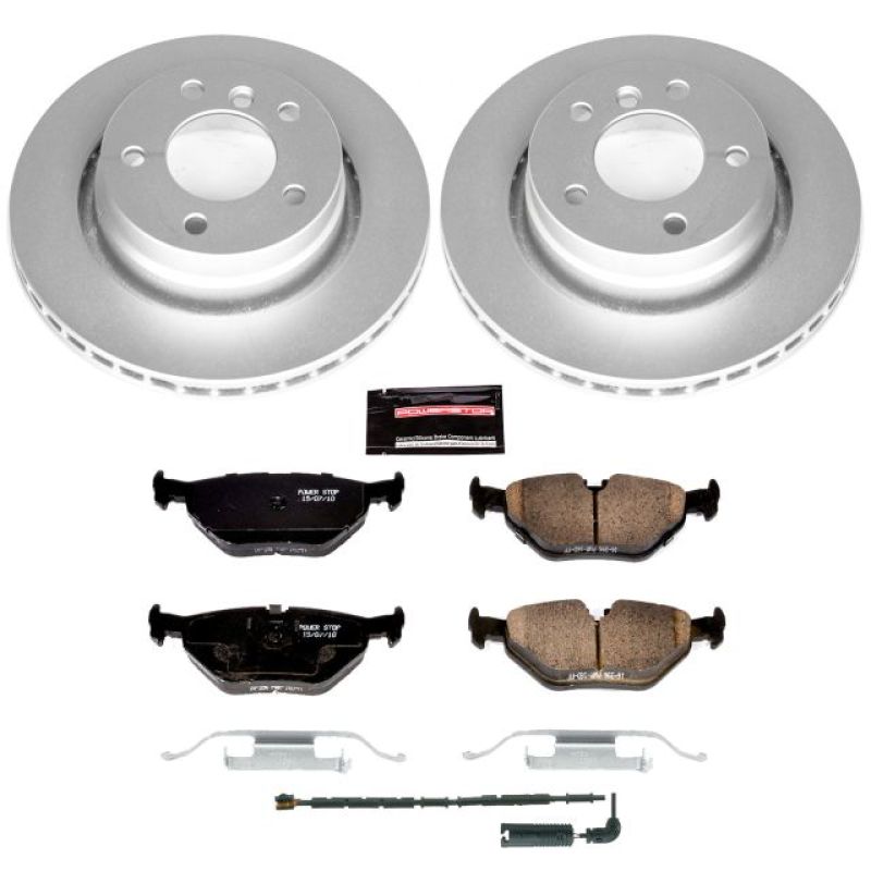 Power Stop 2000 BMW 323i Rear Z23 Evolution Sport Coated Brake Kit PowerStop