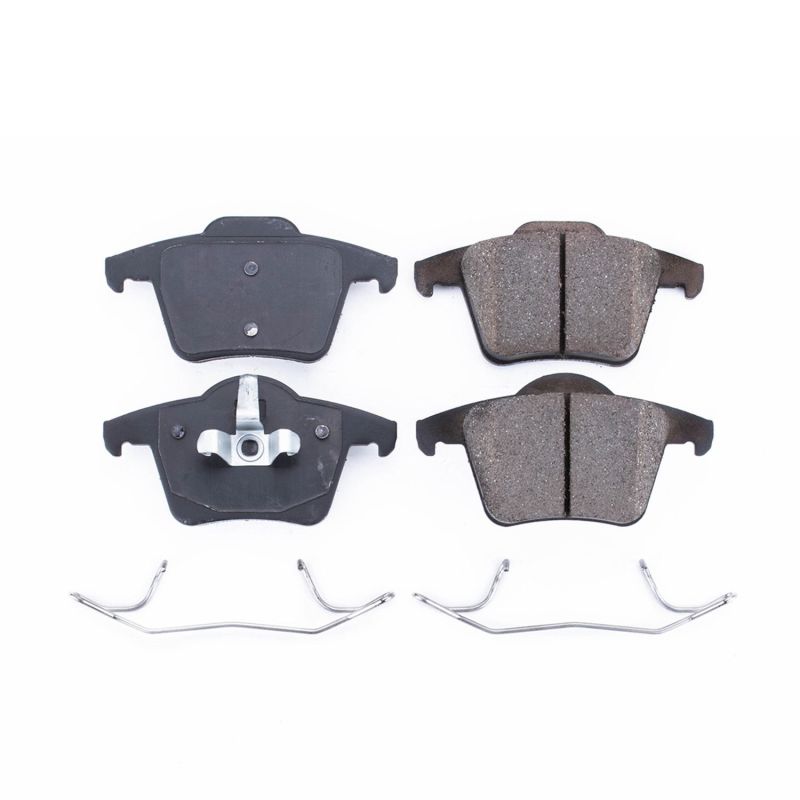Power Stop 03-14 Volvo XC90 Rear Z17 Evolution Ceramic Brake Pads w/Hardware PowerStop
