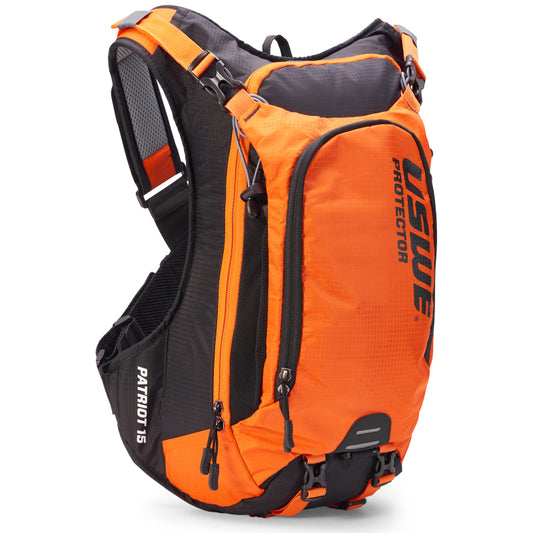 USWE Patriot MTB Protector Pack 15L - Orange/Black USWE