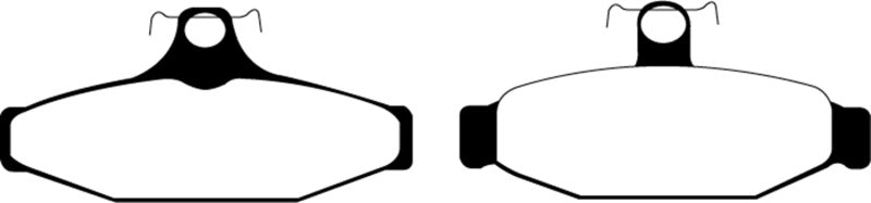 EBC YellowStuff Rear Brake Pads - DP41165R EBC