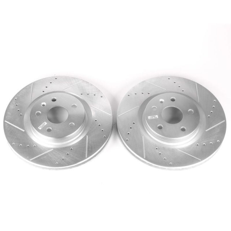 Power Stop 14-17 Buick Regal Front Evolution Drilled & Slotted Rotors - Pair PowerStop