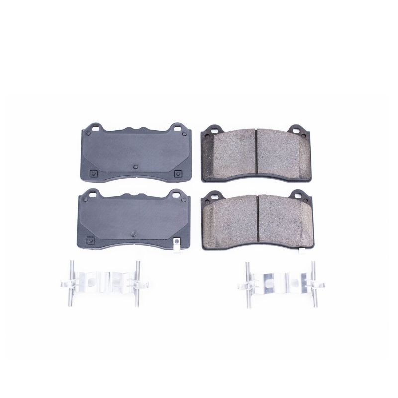 Power Stop 16-18 Ford Focus Front Z17 Evolution Ceramic Brake Pads w/Hardware PowerStop